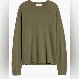 FRAME Duo Fold Long Sleeve Cotton T-Shirt